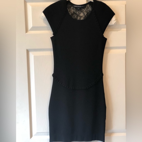 French Connection Dresses & Skirts - French Connection Short Sleeve Black Dress